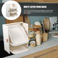 thumbnail image 4 of Wall Mount Food Plate Rack Kitchen Food Rack Layered Food Plate Shelf Side Dish Organization Rack, 4 of 7