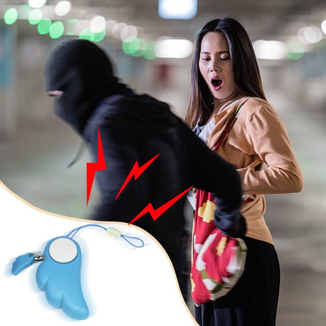 EGNMCR Self Protection Alarm,Female Child Protector,Super Loud Alarm, Gift