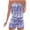bleu, variante sur Combinaison Sans Bretelles pour Femme, Barboteuse Décontractée à une Épaule avec Taille à Cordon et Poches, Short d'Été Léger pour Activités de Plein Air