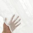 thumbnail image 2 of Floral Lace Sheer Curtains - Rod Pocket Window Voile Sheer Drapes for Bedroom Kitchen Short Curtains, 1 Panel, 2 of 7