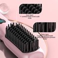 thumbnail image 4 of TopLLC Wireless Hair Straightener Brush Upgraded Portable Hair Straightener Brush For Women With Travel Size 2 In 1 Wireless Hair Straight Comb USB Rechargeable Straightener Brush, 4 of 9