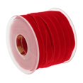 thumbnail image 4 of jifeng 20 YARD 0 . 39 " RED VELVET CRAFT RIBBON ROLL as described, 4 of 6