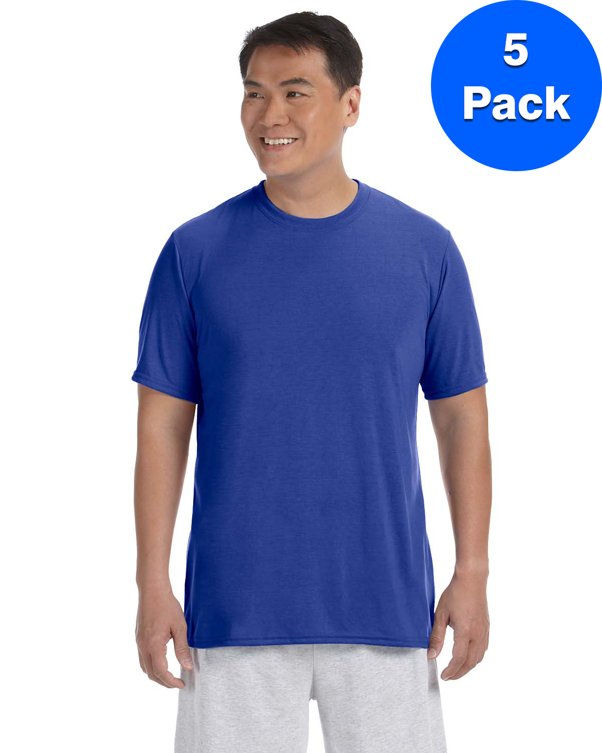 Gildan Men's Performance Men's . T-Shirt - G420 (Pack Of 5)