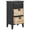 thumbnail image 1 of Safavieh Everly Contemporary Side Table with Drawer and Two Baskets, 1 of 4