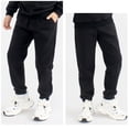thumbnail image 4 of MIASHUI Unisex Sweatpants Boys Girls Elastic Waist Jogger Solid Color Athletic Trousers,Black,8-9 Years, 4 of 4