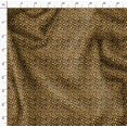 thumbnail image 4 of Soimoi Yellow polyester Crepe Fabric Leopard Animal Skin Decor Fabric Printed Yard 42 Inch Wide, 4 of 6
