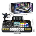 thumbnail image 4 of Turntable Toy under $5! CQCYD Multifunctional DJ Disc Player, Bluetooth Light Up Music Toy with Electronic Piano, Childrens Musical Instrument for Rhythm Training, Kids Educational Toy, 4 of 9