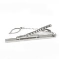 thumbnail image 4 of ZheElen 1 Pce Cravate Simple pour Homme en Métal Ton Argent Barre de Cravate Fermoir Pince Pince, 4 of 6
