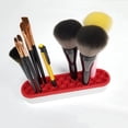thumbnail image 3 of Silicone Nail Pen Holder Organizer Makeup Brush Display Stand Rack Storage Case, 3 of 10