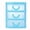 Bleu Ciel 3 Niveaux, variante sur HCBY Organisateur de Mini Tiroirs en Plastique, Tiroirs Colorés Amovibles pour Perles, Bijoux, Pilules, Rangement de Petites Pièces, Étui de Bureau Multicouche pour Articles Divers (Bleu Ciel 5 Niveaux, 5.12"x3.54"x7")