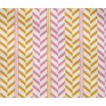 thumbnail image 4 of oneOone Tissu en Coton Flex Rayé & Motif Géométrique Chevrons au Mètre 40 Pouces de Large, 4 of 4