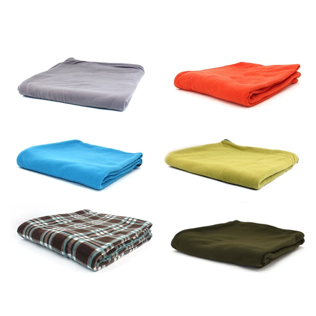 Multi Purpose Fleece Sleeping Bag Liner Leisure Blanket Camping Sleeping Mat