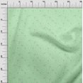thumbnail image 2 of oneOone Organic Cotton Voile Fabric Triangle & Cat Face Animal Printed Craft Fabric BTY 42 Inch Wide, 2 of 3