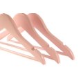 thumbnail image 4 of Solutions Kids Wooden Hangers - Pink, Set of 5, 4 of 4