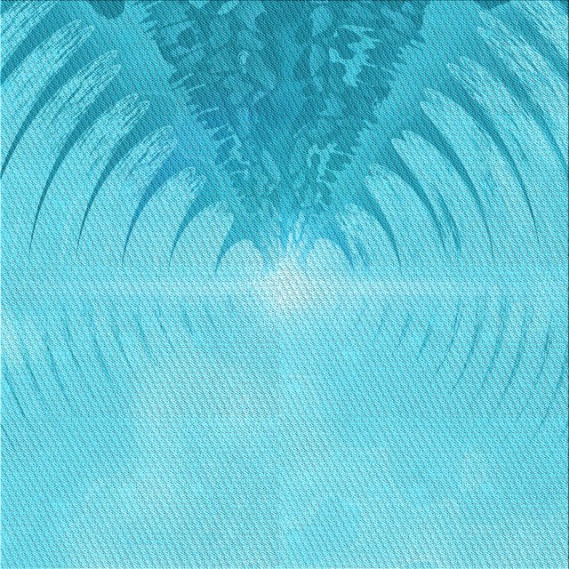 Ahgly Tapis d'Intérieur Lavable en Machine Carré Transitionnel Bleu Cyan Vif, 6 Pieds Carré