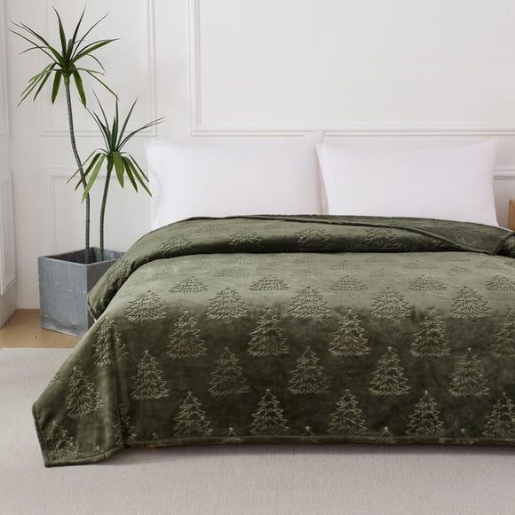 Holiday Time Couverture gaufrée – Vert K