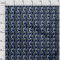 thumbnail image 3 of oneOone Viscose Chiffon Black Fabric Geometrical Craft Projects Decor Fabric Printed By The Yard 42 Inch Wide, 3 of 5