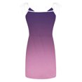 thumbnail image 4 of Robe d'Été Femme Décontractée Col en V Sans Manches Bandage Rayé Imprimé Ample Robe à Bretelles Club Robes pour Femmes 2023 en Solde, 4 of 6