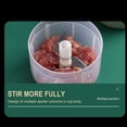 thumbnail image 4 of Czzoypi Electric Garlic Chopper, 100ml Portable Food Processor with USB Charging, Wireless Mini Chopper for Garlic Vegetables Meat, 4 Stainless Steel Blades Easy Clean Kitchen Mincer, White, 4 of 7