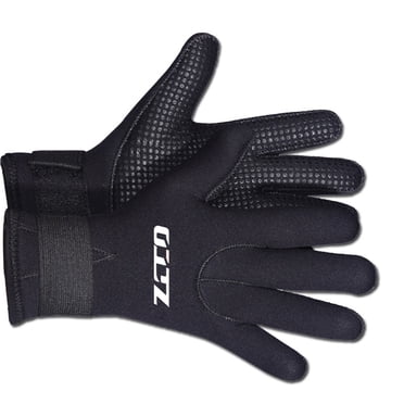 Gants de Plongée 3 mm Antidérapants et Résistants à l'Usure - Protection contre l'Eau Chaude et Froide pour la Natation, la Pêche et les Sports Nautiques - Accessoires de Combinaison de Plongée Flexibles et Ajustés - 1 Paire (Noir, 2TG)
