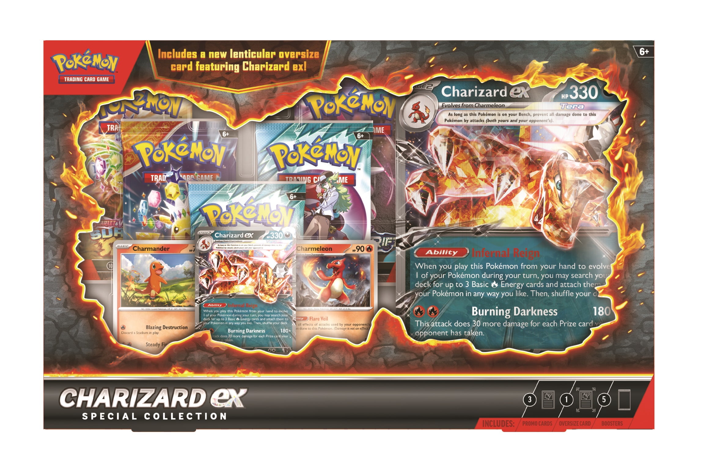 Charizare EX tera 3枚セット Pokémon TCG: Charizard ex Special Collection - Walmart.ca
