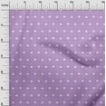 thumbnail image 2 of oneOone Georgette Viscose Fabric Dot & White Heart Decor Fabric Printed BTY 42 Inch Wide, 2 of 4