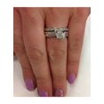 thumbnail image 4 of 3/4ct Pave Diamond Twist Engagement Ring 14K White Gold, 4 of 4