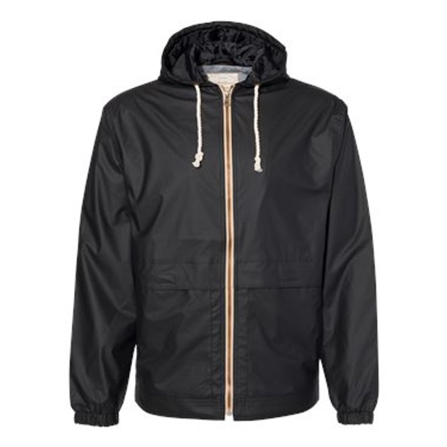 Weatherproof B04452503 Veste de Pluie Vintage à Capuche, Noir - Petit