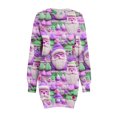 thumbnail image 5 of Jsaierl Robe à Capuchon pour Femmes Noël Grande Taille Tunique de Noël Chandails à Capuchon Robes Chandail Femme Tenue d'Automne Tendance, 5 of 5