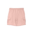 thumbnail image 4 of MIASHUI Boys Cargo Shorts Summer Drawstring Stretch Waist Sports Pants with Pocket,Light Pink,11-12 Years, 4 of 6