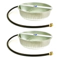 thumbnail image 1 of Little Giant Bol d'Eau pour Animaux en Acier Galvanisé de 13 Litres (2 Pack), 1 of 4