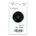 thumbnail image 1 of LA VOGUE 4-Hole bouton, noir, 30 mm (1.18 in), 1 of 6