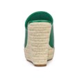 thumbnail image 2 of BLISSFUL STEP Women's Slip-On Platform Wedge Heel Wedge Sandals Green 5.5, 2 of 7