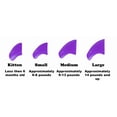 thumbnail image 4 of Purrdy Paws Lot de 100 Embouts d'Ongles Souples pour Griffes de Chat Chaton Violet, 4 of 4
