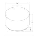 thumbnail image 3 of Riverbay Furniture Mosaic Coffee Table in Gold, 3 of 6