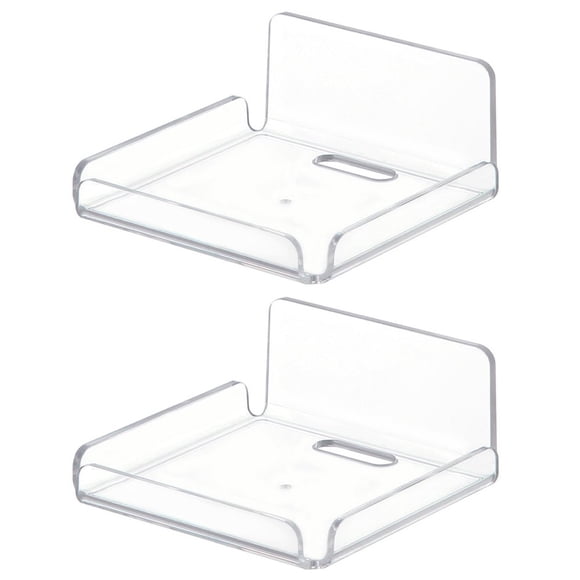 Camera Bracket Camera Storage Shelf Versatile Wall Mount Set 2pcs Transparent Camera Storage Holders Corner Shelf Sturdy