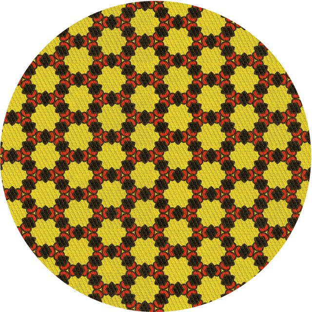 Ahgly Company Tapis Rond Lavable en Machine Intérieur Transitionnel Jaune Profond, 6 Pieds Rond