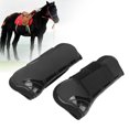 thumbnail image 4 of Bottes de Tendon de Cheval, Bottes de Protection de Haute Qualité pour Chevaux PU Réglables pour l'Équitation Amortisseur pour la Protection des Jambes Noir, 4 of 8