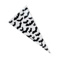 thumbnail image 2 of Ruiboury 100pcs Candy Cone Bag Party Popcorn Ice Cream Cookies Biscuits Storage Plastic Cone Pouch, Animal, 17x33cm, 2 of 7