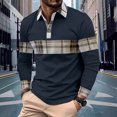 thumbnail image 2 of Birdeem Chemises pour Hommes Chemise Décontractée Imprimée à Manches Longues Col Rabattu Boutons T-Shirt Blouse Tops, 2 of 12