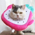thumbnail image 3 of Pet Protection Collar Cat Fruit E-Collar Recovery Cone Adjustable Cotton Blends Neck Recover Cat Dog Elizabeth, 3 of 6