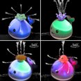 thumbnail image 2 of Water Spray Toy Electric: Whale Rotatable Light up Bath Sprinkler Toy Shower Toy, 2 of 6