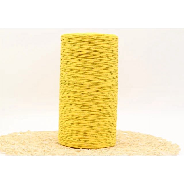 460g/lot Raffia Straw Yarn Handmade Knitting Summer Hat Bags Crocheting Yarn For Handcrafts Material