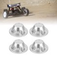 thumbnail image 4 of Enjoliveurs de Roue, Couverture de Moyeu de Roue Antidérapante à l'Exquise Finition pour Voiture RC 1/6 Argent, 4 of 8