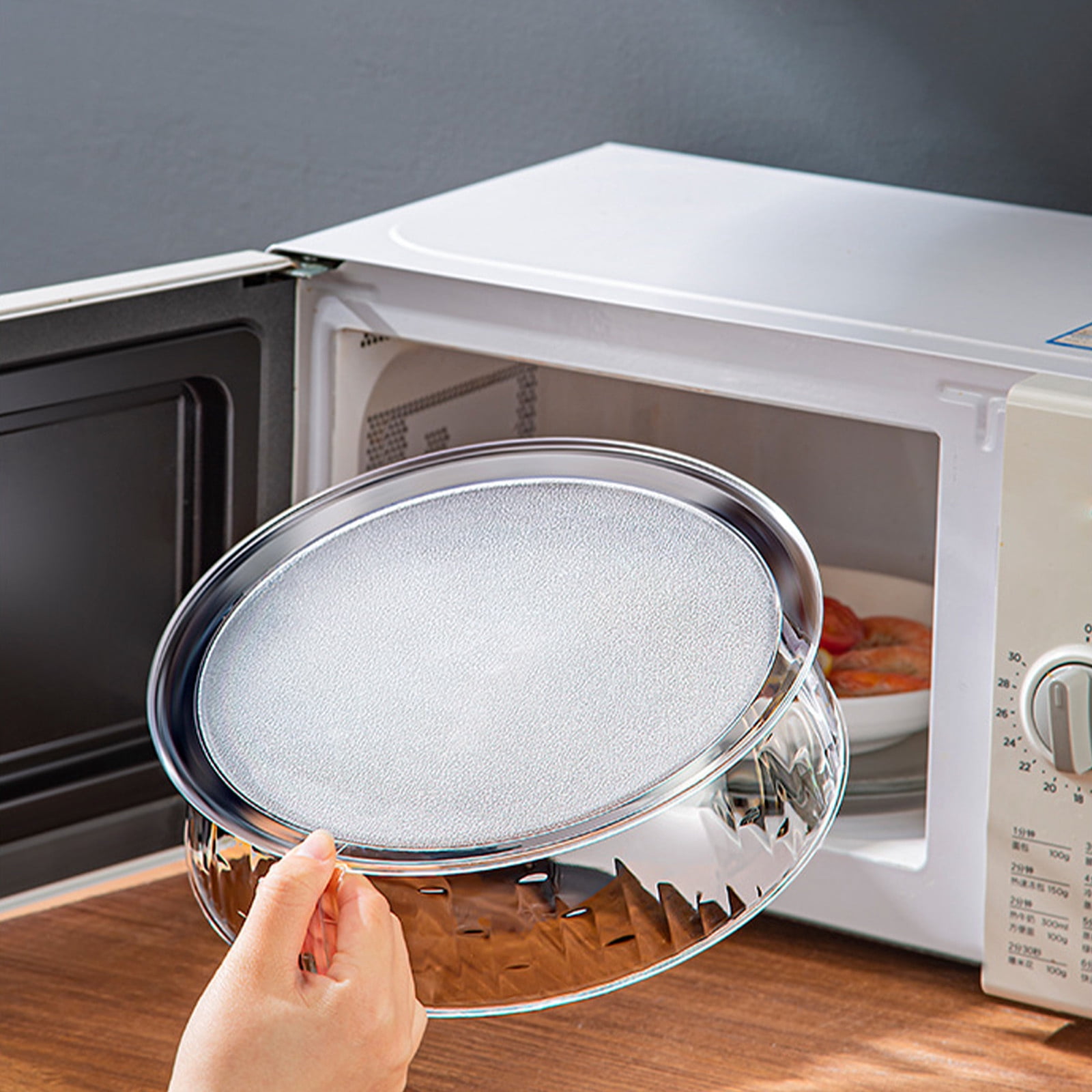 KITTEHIGM Microwave Splatter Cover Microwave Cover For Foods Microwave Cover Guard Lid With Adjustable Steam Vents Keeps Microwave Oven Clean Pallet Sales Items
