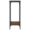 thumbnail image 3 of vidaXL Console Table Brown Oak 75x30.5x75 cm Engineered Wood, 3 of 5