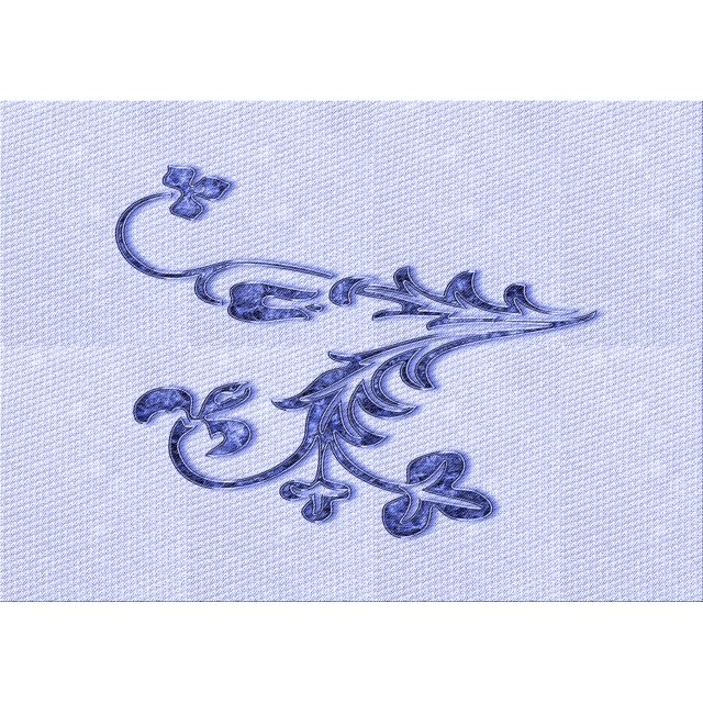 Ahgly Company Machine Washable Indoor Rectangle Transitional Lavender Blue Area Rugs, 8' x 10'