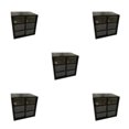 thumbnail image 2 of Decodeary Plastic Jiugongge Storage Drawer - Meticulous Workmanship And Fashionable Multi Grid Storage black Six Palaces Grid 5Set, 2 of 6