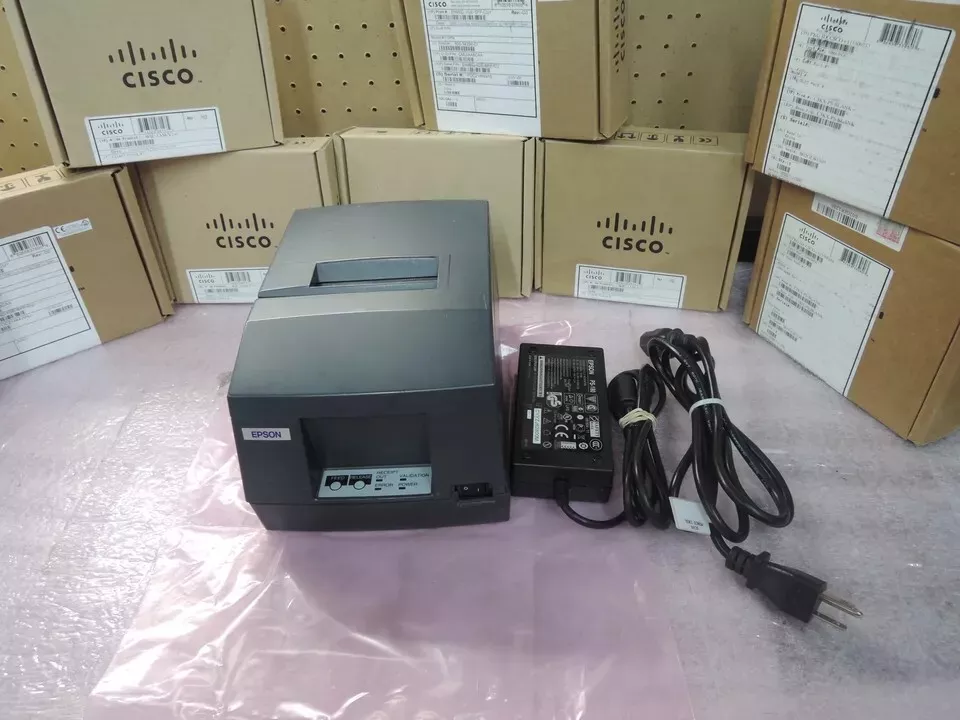 USED Epson TM-U325D M133A Dot Matrix POS Receipt/Validation Printer with adapter