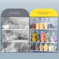 thumbnail image 4 of Sacs de Conservation Refermables Hermétiques de Qualité Alimentaire - Sacs de Conservation Préservant la Fraîcheur pour une Organisation, Rouge, JKODE, 4 of 8